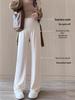 2025 New Style Maternity Drawstring Wide-Leg Pants for Spring & Autumn - Petite Casual Wear