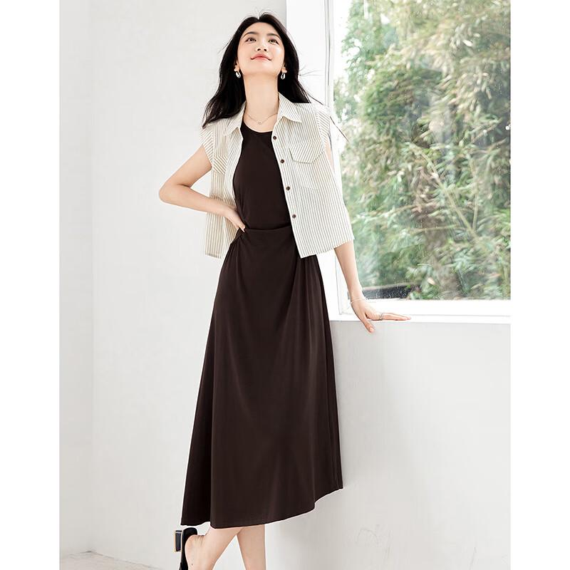 

Women s Sleeveless Top & Midi Dress Set L