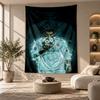 Arazzo Decorativo, Arte da Parete Stampata Cristiano Ronaldo, Appeso a Parete Leggero per Sfondo Camera da Letto