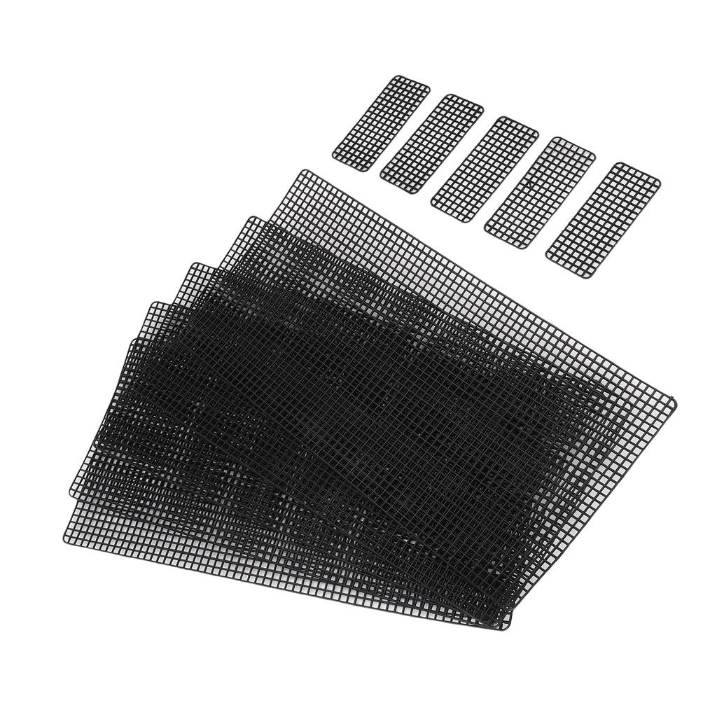 20 Stück Plastik-Netz-Leinwandblätter für Stickerei, Basteln, Häkeln, Geldbörsenherstellung, Strickhäkeln DIY