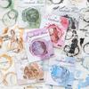 4 Styles Stain Practical  Die Cutting Decor Material Stickers Creative DIY Junk Journal Collage Stationery Scrapbooking Paper
