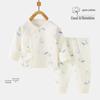 Set di Vestiti Autunnali per Bambini: Pantaloni in Puro Cotone e Abito da Monaco con Allacciatura Senza Osso