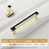 Double-colors Cabinet Pull Zinc Alloy Drawers Pull Nordic Kitchen Cabinets Handle  Cabinet Hardware