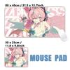 Anime Zzz Mouse Pad 900x400mm Large NonSlip Gaming Desk Mat Laptop Keyboard Tray Office Zenless Zone Zero Black