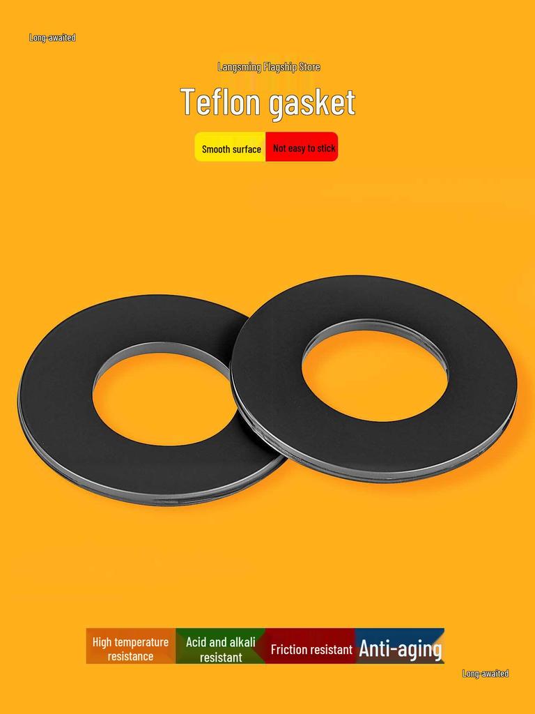 Corrosion-Resistant High-Temperature Teflon Washer: Polytetrafluoroethylene PE Sealing Gasket