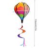 Hot Air Balloon Wind Spinners Rainbow Sequin Rotating Balloon Spinner Rainbow Balloon Pinwheel for House Garden Porch Yard