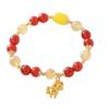 Achat Citrin Armband Mode Damen Alltag Schmuck Geschenk
