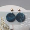 Acrylic Women Dangle Earrings Hollow Geometric Statement Pendants Drop Earrings Leopard Stripe acrylic earrings novelties