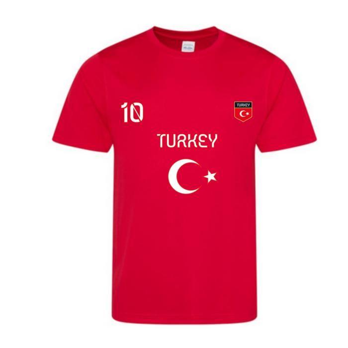 Ensemble short et maillot de foot Turquie enfant - Blanc