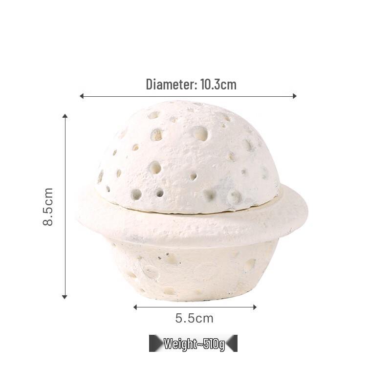 Saturn Cement Flameless Aromatherapy Diffuser Container