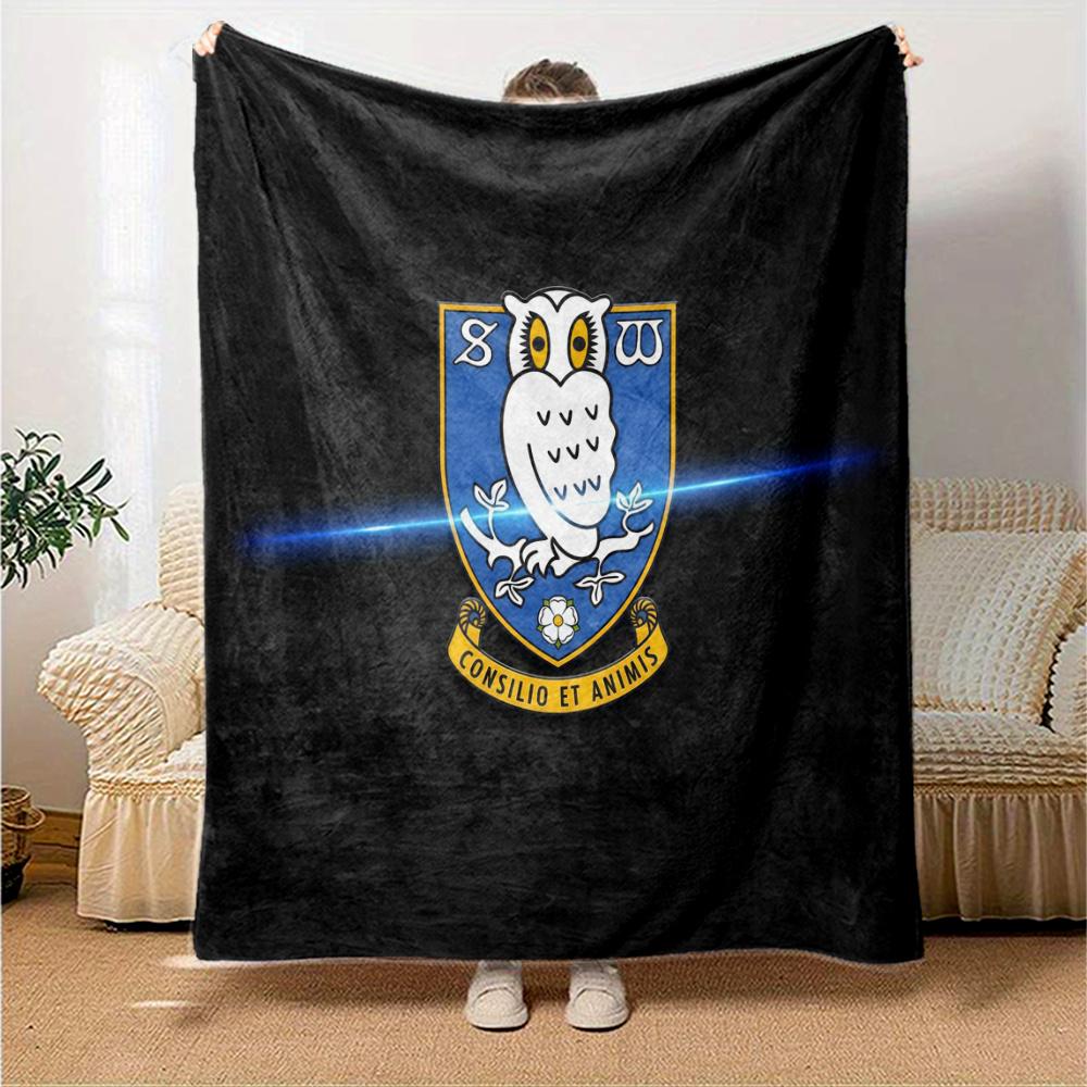 Sheffield Wednesday Flannel Blanket, High quality Comfortable for All Seasons, Home Decor, Warmth and Comfort