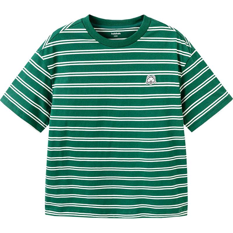 Balabala Kids  Striped Quick-Dry Short Sleeve T-Shirt 150