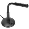 USB Desktop Microphone Plug and Play Desktop Omnidirectional Mic with Mute Button for PS4 Computer PC Laptop