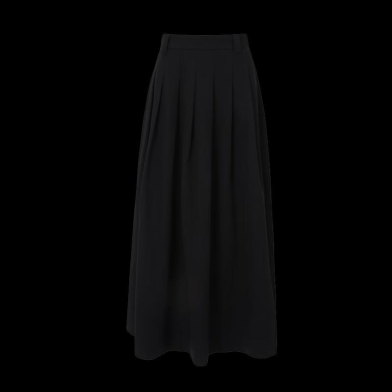 TATU Women's Commuter Pleated Midi Skirt