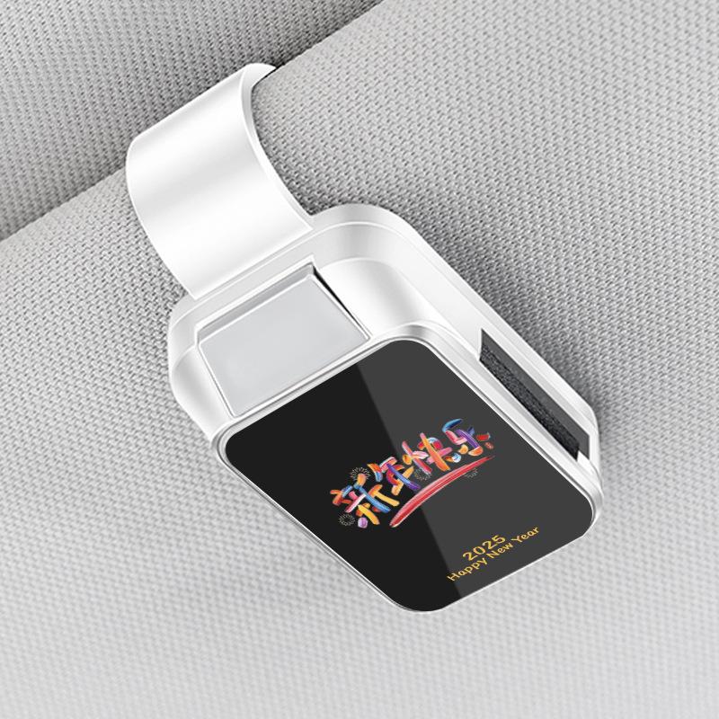 High-End Multifunctional Car Visor Glasses Clip and Card Holder