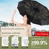 Fully Automatic Umbrella for Men, Large Size, Double, for Women, Dual-Use for Sun and Rain, Sun Protection Umbrella, with Logo Printing