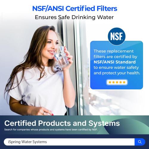 iSpring 2-Year Mineral Replacement Cartridges for Reverse Osmosis Water Filters (RCC7 Series Built-in Filters)