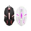 Wired Gaming Mouse with Backlight, Optical, USB, for Laptop Computers, Home Office Supplies (White)