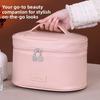 Pu Material Travel Cosmetic Bag With Waterproof Design For Daily Use And Storage