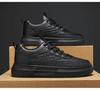 Spring Men's Breathable White Korean-Style Trendy Thick-Soled Casual Skate Shoes