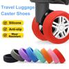 8PCS/Set Silicone Suitcase Wheels Protection Cover with Silent Sound Reduce Noise Trolley Box Luggage Caster Shoes Casters Cover