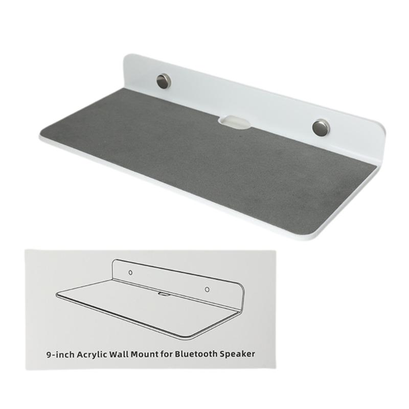 Universal Wall Shelf Speaker Holder for Small Portable Speakers Smartphones Wall Floating Shelf Wall Mount Rack