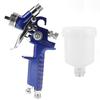 H2000A Professionelle 1,0 mm Düse 125 ml Pneumatische Spritzpistole für Autolackierung Reparatur (1,0 mm)