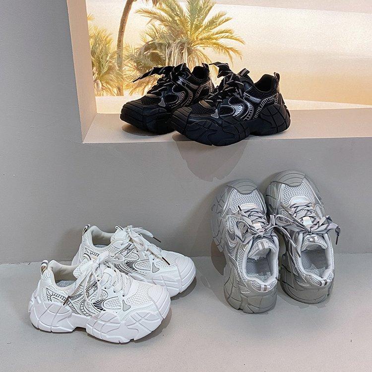 [Uncle Shoe] Octopus 2025 advanced mesh autumn sole women's shoes lightweight new non-slip dad shoes sports