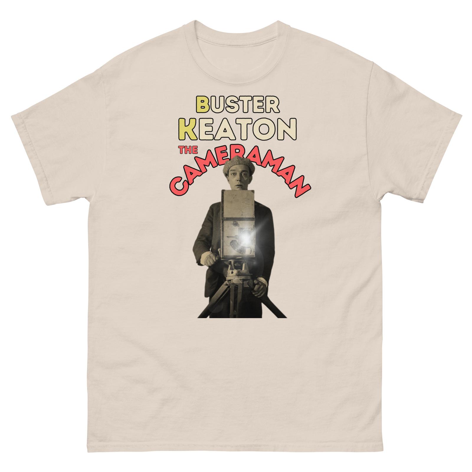 Buster Keaton T-Shirt | Silent Movie Legend | Vintage Movie Graphic Tee M