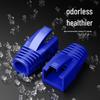 Shanze RJ45 Blue Crystal Head Protective Cover for Cat5e/6/7 Network Cable.
