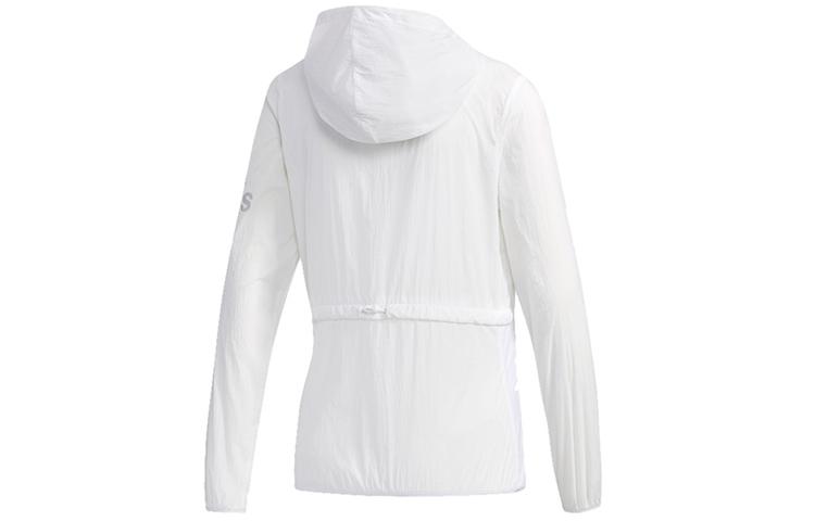 Women's Adidas Jackets Women's White Hooded Moderate Instructor