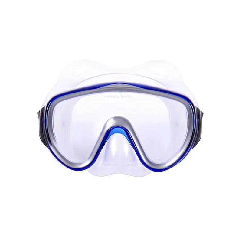 Adult Men's and Women's Universal Diving Goggles Tempered Glass Eye Protection Large Frame Mask Snorkeling Mask Swimming Glasses