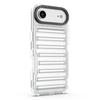 For iPhone 17 Air Case Stripe Design Anti-Slip Detachable TPU+PC Phone Cover