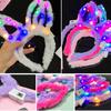 Glow Hair Hoop Cute 3-speed Flash Plush Cartoon Rabbit Ears Luminous