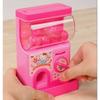 Oneman Hello Kitty Capsule Toy Gacha Machine Pink Coin Operated Mini House Parts 12 Capsules 12 Coins Stackable Design Sanrio
