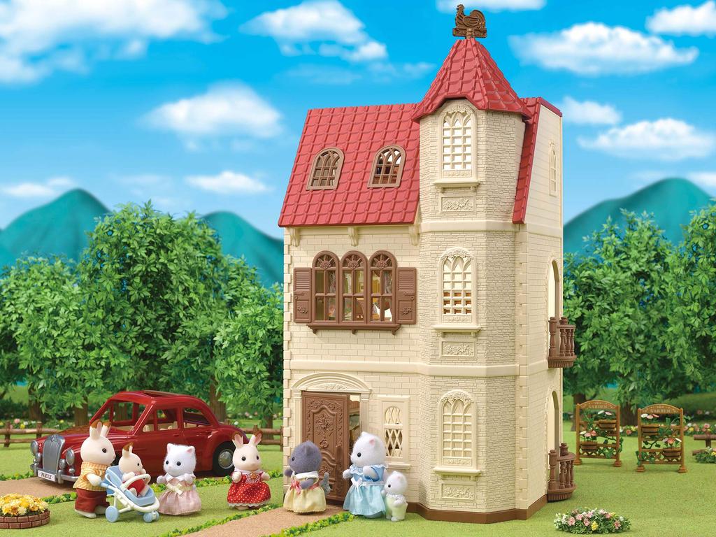 Epoch Sylvanian Families Haus [Haus mit rotem Dach und Aufzug] Ha-49