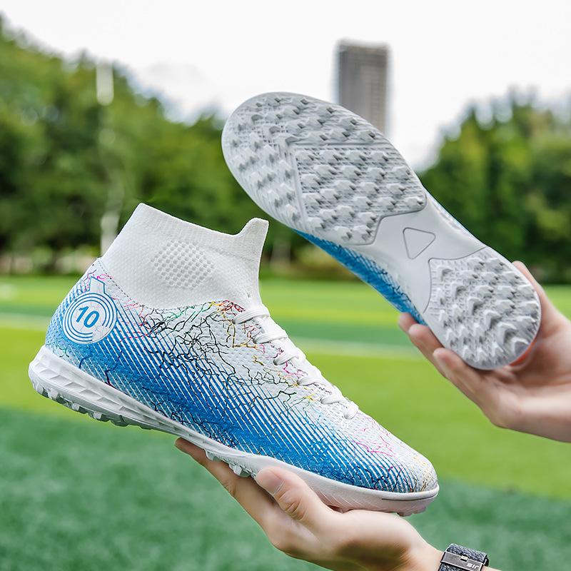 

Football Shoes Men s High Top Autumn New Socks Children s Training Shoes High-quality Professional Sports Shoes 48