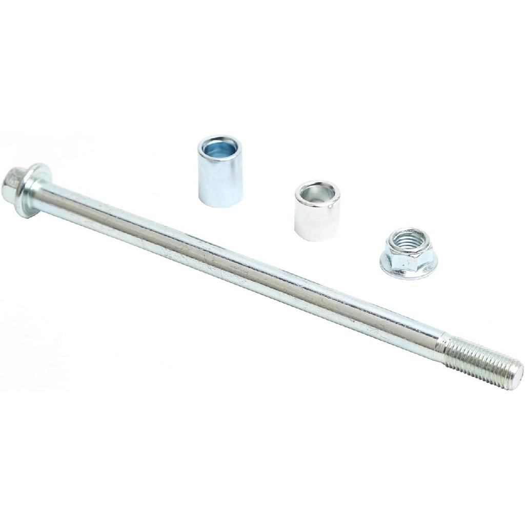 Minho 10mm 190mm Front Rear Axle with Bushing 6mm 15mm 20mm Fit for Motorcycle Pit Dirt Bike Moped Scooter QUAD ATV Mini Bike Parts