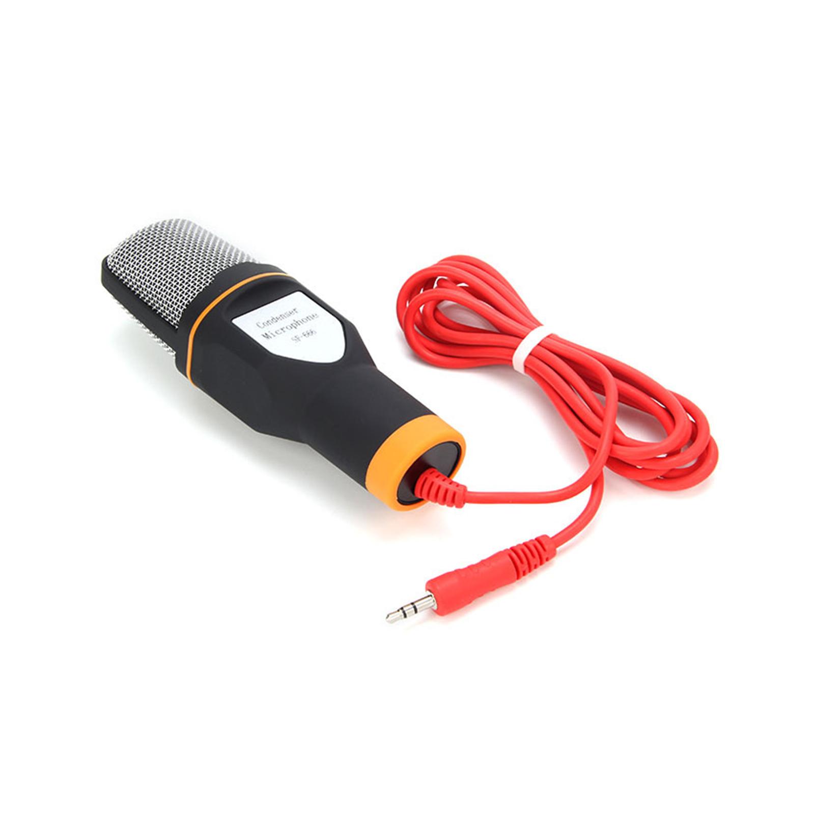 

PC Microphone with Stand, Plug and Play, PC Po ast Microphone for Karaoke, Online Video Conferencing, Online Teaching, Live Broa ast