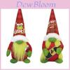 Festliches grünes pelziges Monster Plüsch Weihnachtsmann Puppe Dekoration für Weihnachten Amerikanischer Stil