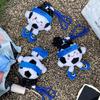 Cute Embroidered Football Plush Keychain With Pp Cotton Filling For Gifts And Decor