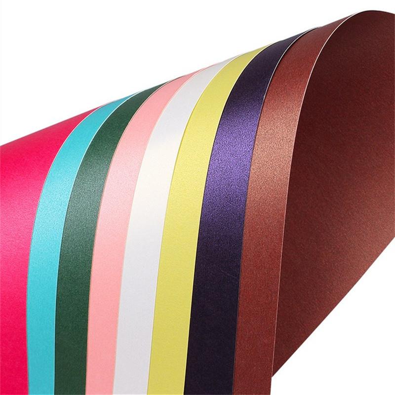 A4 İnci Esanslı Karton Kesme Kağıdı Origami Kendin Yap Tebrik Kartı Fotoğraf Albümü Kart Scrapbook Malzemeler Paketleme Kağıdı 10 Sayfa