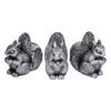 3PCS Flower Pot Decorative Feet Resin Animal Statue Plant Pot Support Feet Planter Riser for