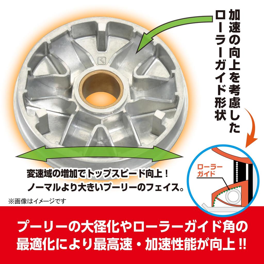 KITACO Power Drive Kit for 90 Profoot (Type X) J-Jog 90/Axis 90/Axis 489-0402000