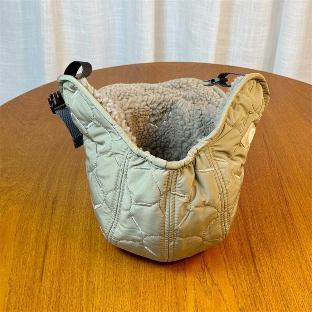 Ear Protection Lei Feng Hat Thickened Lamb Wool Winter Cap Fashion Bomber Hats  Ski Riding