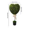 Fake Heart Plant 82cm Artificial Greenery Potted Plant Home Decor Garden Decoration Plastic Heart Shrub For Anniversary Party