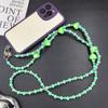 Beaded Pearl Love Crossbody Phone Chain Lanyard, Perfect Gift for Females.
