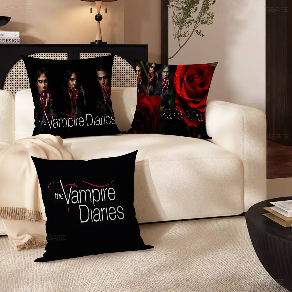 Fine Glasses Unisex Classic The Vampire Diaries Personalized Pillow Dust Cover Bedroom Kids Party Decoration Pillowcase Birthday Children Gift