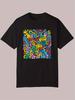 Casual Summer Graphic T-shirt - Vibrant Colorful Design
