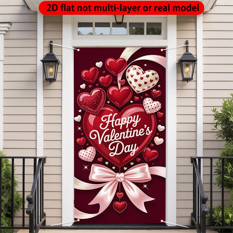 2D Flat - 2D Banner 2D Flat - 2D Banner 1pc 2D Flat Design Banner Valentines Day For Wedding Valentines Day